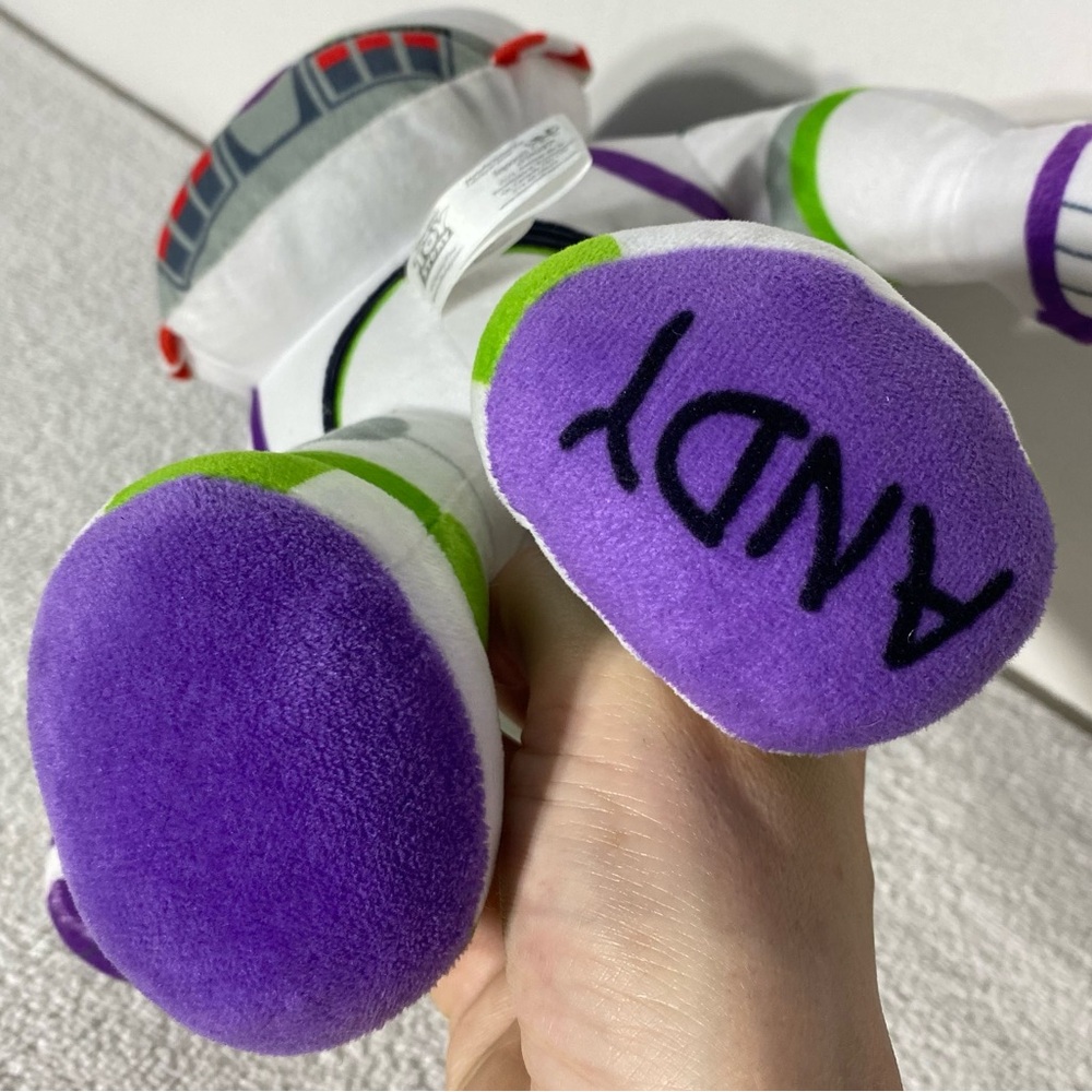 Disney Pixar Toy Story White Purple Green Buzz Lightyear Plush Toy - Picture 7 of 11